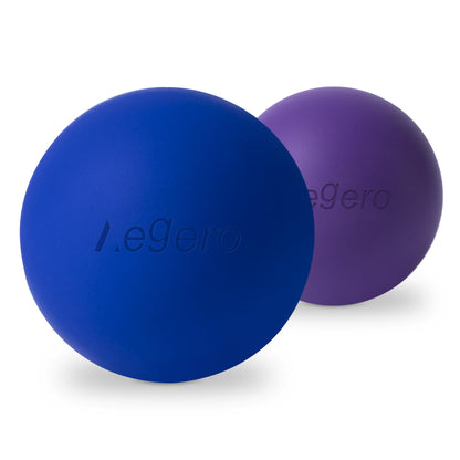 Massage Lacrosse Balls for Myofascial Release,Yoga Deep Tissue Massage,Trigger Point Therapy and Foot Plantar Fasciitis,Muscle Soreness Massager Ball (2Pack,Deep Blue and Purple) - My Store