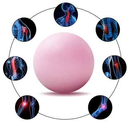 WOVTE Massage Lacrosse Ball for Sore Muscles, Shoulders, Neck, Back, Foot, Body, Deep Tissue, Trigger Point, Muscle Knots, Yoga and Myofascial Release (Blue) - My Store