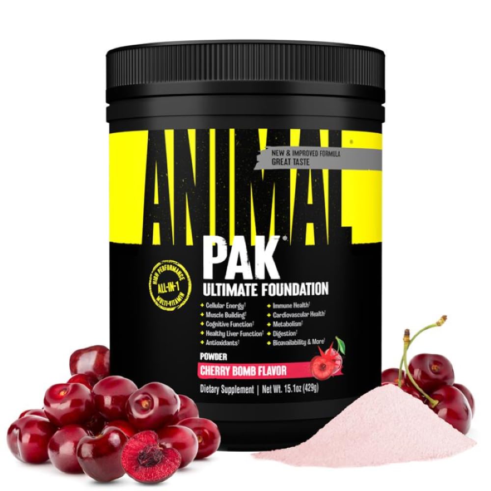 Animal Pak - Convenient Multivitamin for Men & Women Daily All-in-One Vitamin & Supplement Pack - Zinc, Vitamins C, B, D, Amino Acids, and Immune Support - Sports Nutrition Performance - 44 Count - My Store