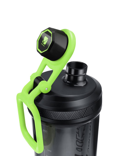 VOLTRX Electric Protein Shaker Bottle - USB Rechargeable Mixer Cup for Shakes and Meal Replacements, BPA-Free Tritan, 24oz