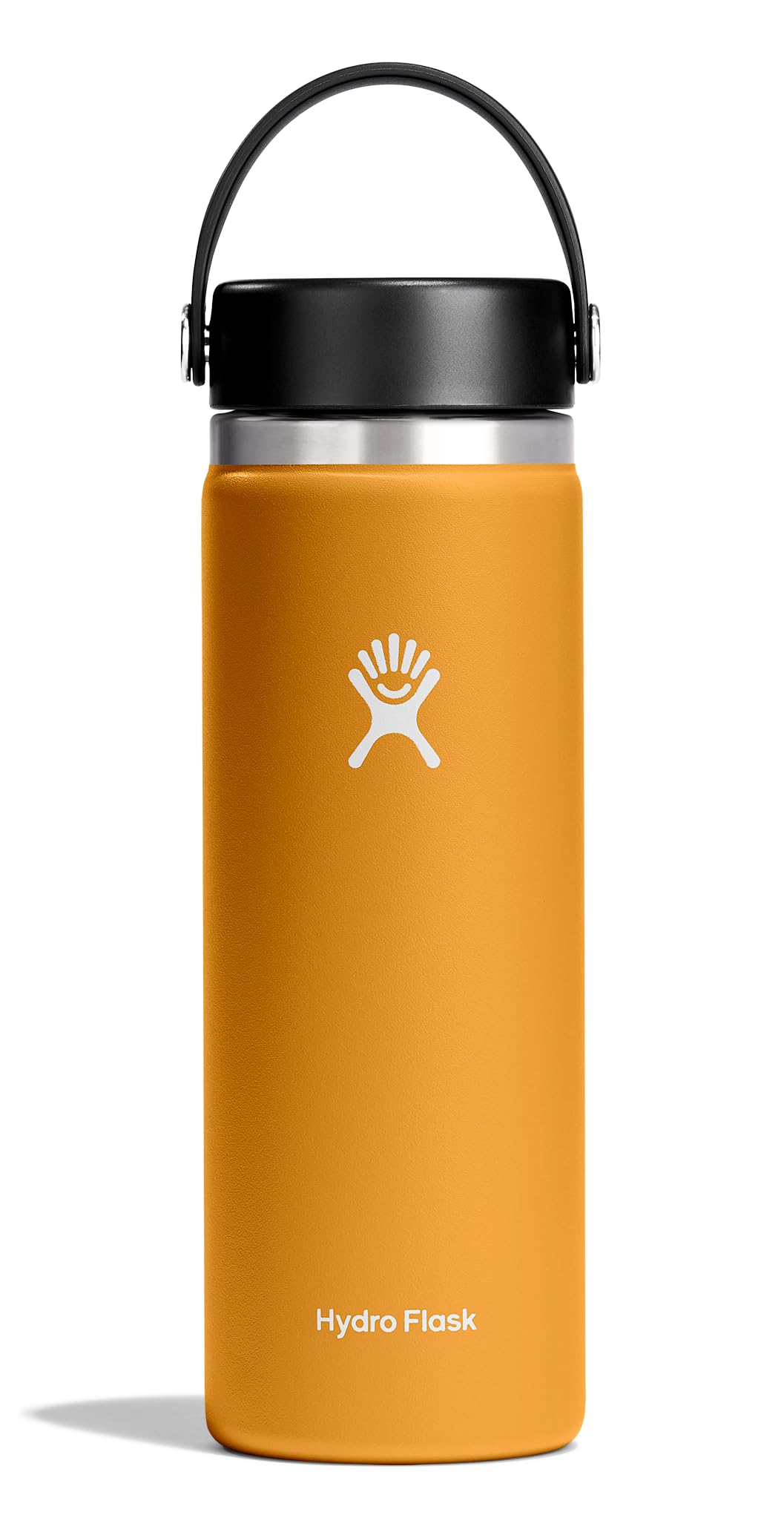 Hydro Flask Water Bottle - Insulated Stainless Steel - Wide Mouth Flex Lid, Non Spill, Leakproof and Refillable in 32 Oz Stone Gray