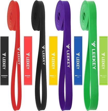 LEEKEY Resistance Bands Set for Pull-Up Assistance & Full-Body Training, Multi-Level Exercise Bands with Bag for Home Workouts, Physical Therapy, Strength Training (Men/Women) - My Store