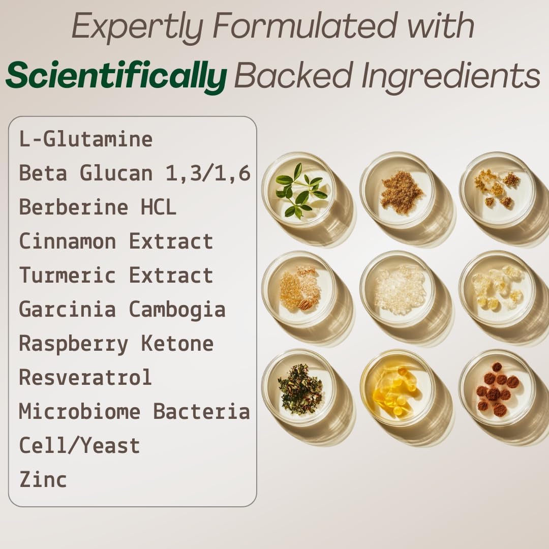 GLP-1 Supplement for Women and Men | Hunger & Metabolism Support - Expert Formulated to Support GLP1 Naturally | Probiotic and Prebiotic (60 Capsules) - My Store