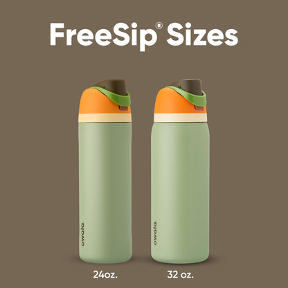 Owala FreeSip Insulated Stainless Steel Water Bottle with Straw, BPA-Free Sports Water Bottle, Great for Travel, 24 Oz, Denim