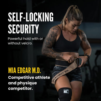 Element 26 Self-Locking Weight Lifting Belt - Premium Weightlifting Belt for Serious Functional Fitness and Olympic Lifting Athletes - Lifting Support for Men and Women - Deadlift Training Belt - My Store