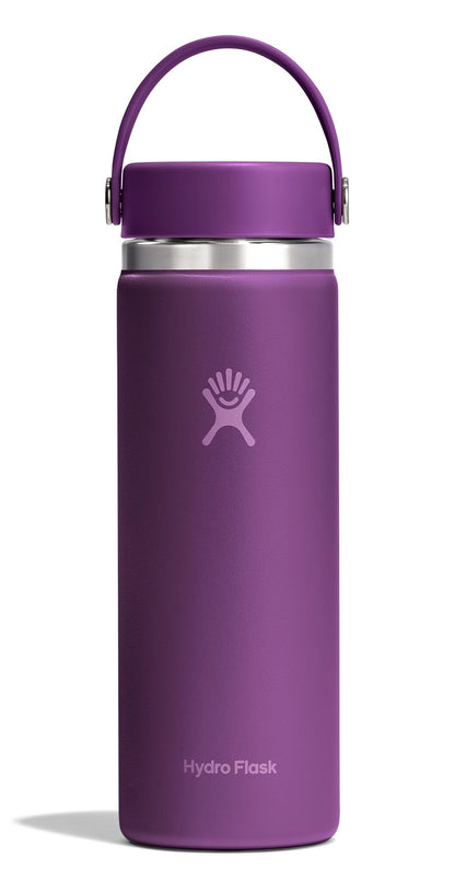 Hydro Flask Water Bottle - Insulated Stainless Steel - Wide Mouth Flex Lid, Non Spill, Leakproof and Refillable in 32 Oz Stone Gray