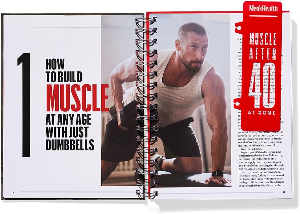 Men's Health Muscle After 40 At Home: Maximize gains using minimal equipment in this 12-week strength training plan you can do at home! - My Store