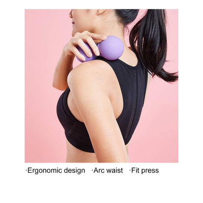 Double Lacrosse Massage Ball for Myofascial Release, SGS Certification, Massage Deep Tissue for Waist Back Feet, Trigger Point Therapy, Muscle Knots, Peanut Massage Ball for Muscle Pain - My Store