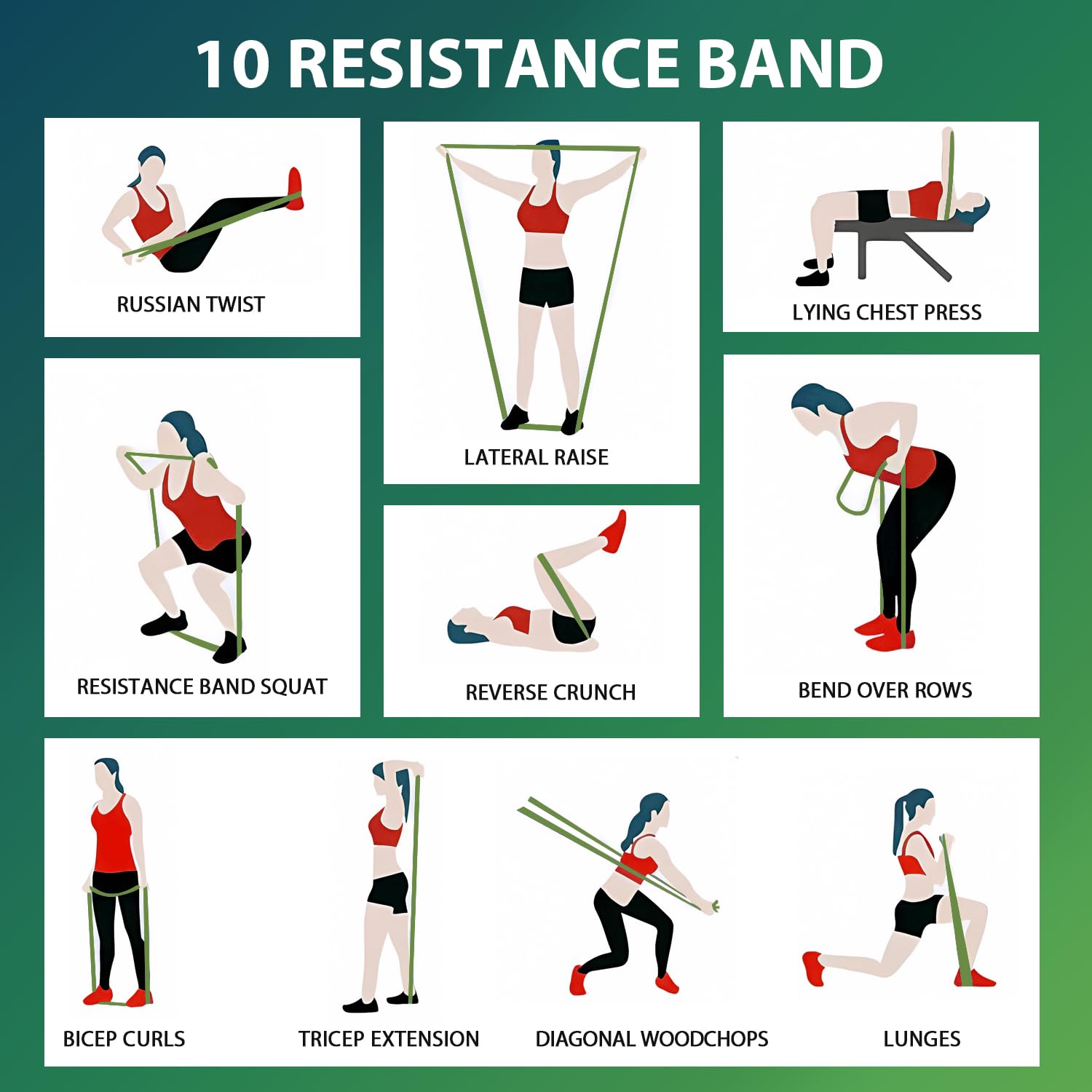 LEEKEY Resistance Bands Set for Pull-Up Assistance & Full-Body Training, Multi-Level Exercise Bands with Bag for Home Workouts, Physical Therapy, Strength Training (Men/Women) - My Store