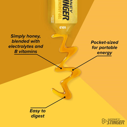 Honey Stinger Organic Fruit Smoothie Energy Gel, Gluten Free & Caffeine Free, for Exercise, Running and Performance, Sports Nutrition for Home & Gym, Pre and Mid Workout, 12 Pack, 13.2 Ounce