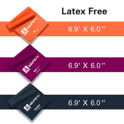 Resistance Bands,Professional Long Non-Latex Elastic Stretch Bands,Exercise Bands for Physical Therapy, Yoga, Pilates, Rehab, at-Home or The Gym Workouts, Strength Training - My Store