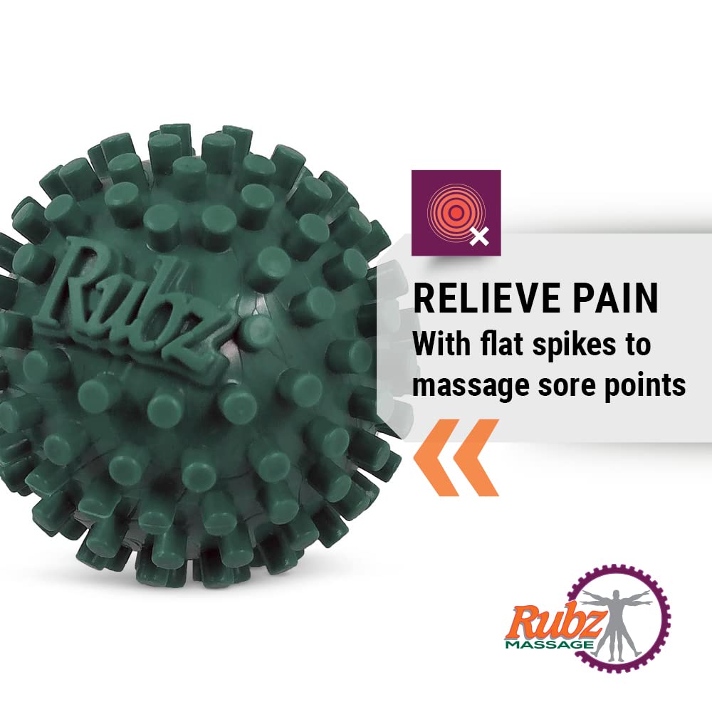 Due North Foot Rubz Hand & Back Massage Ball - Relieve Pain from Plantar Fasciitis, Tight Muscles & Sore Feet - Massage Tool - My Store