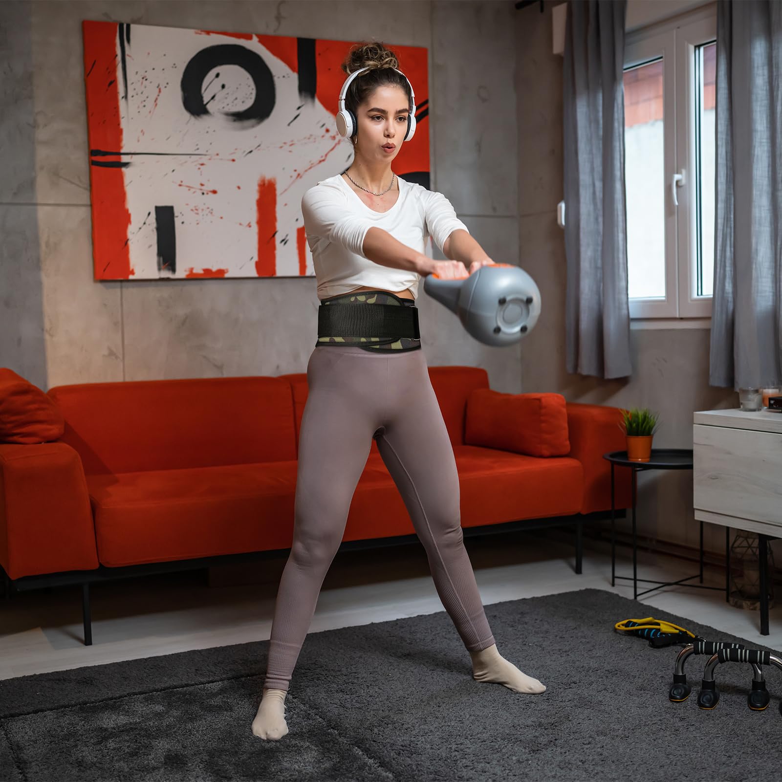 RitFit Weight Lifting Belt - Great for Squats, Lunges, Deadlift, Thrusters - Men and Women - 6 Inch Black/Camouflage - My Store