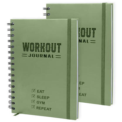 Nextnoid Hardcover Fitness Journal Workout Planner for Men & Women - A5(5.7" x 8.3") Sturdy Workout Log Book to Track Gym & Home Workouts - My Store