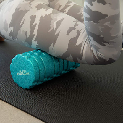 High Density Foam Roller Massager for Deep Tissue Massage of The Back and Leg Muscles - Self Myofascial Release of Painful Trigger Point Muscle Adhesions - 13" Blue - My Store