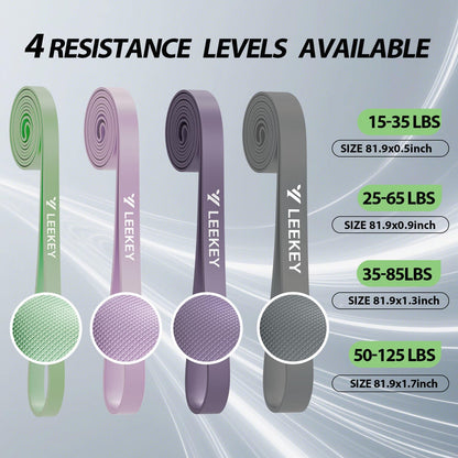LEEKEY Resistance Bands Set for Pull-Up Assistance & Full-Body Training, Multi-Level Exercise Bands with Bag for Home Workouts, Physical Therapy, Strength Training (Men/Women) - My Store