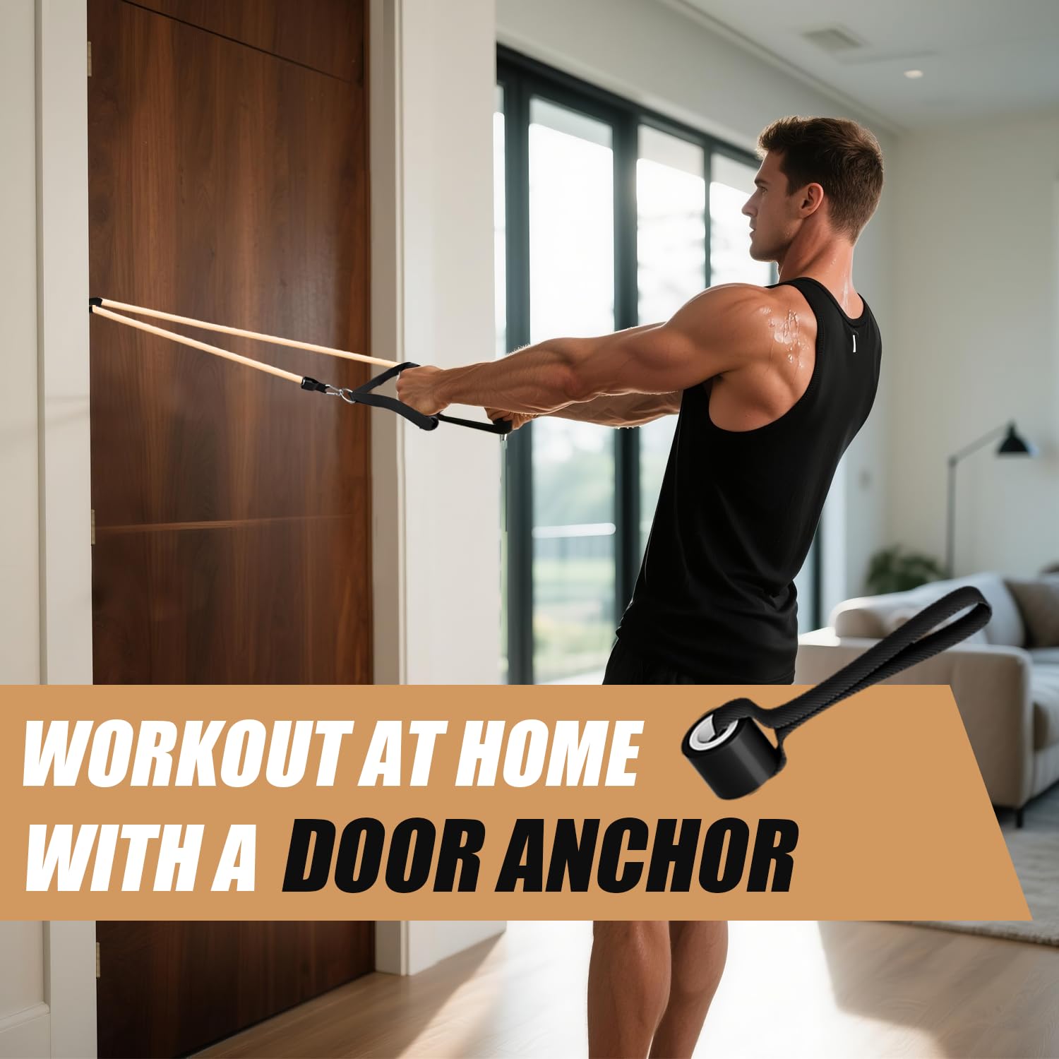 WHATAFIT Resistance Bands, Exercise Bands，Resistance Bands for Working Out, Work Out Bands with Handles for Men and Women Fitness, Strength Training Home Gym Equipment - My Store