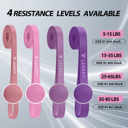 LEEKEY Resistance Bands Set for Pull-Up Assistance & Full-Body Training, Multi-Level Exercise Bands with Bag for Home Workouts, Physical Therapy, Strength Training (Men/Women) - My Store