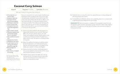 Just the Basics Cookbook: Learn How to Cook with Essential Techniques and Fundamental Recipes