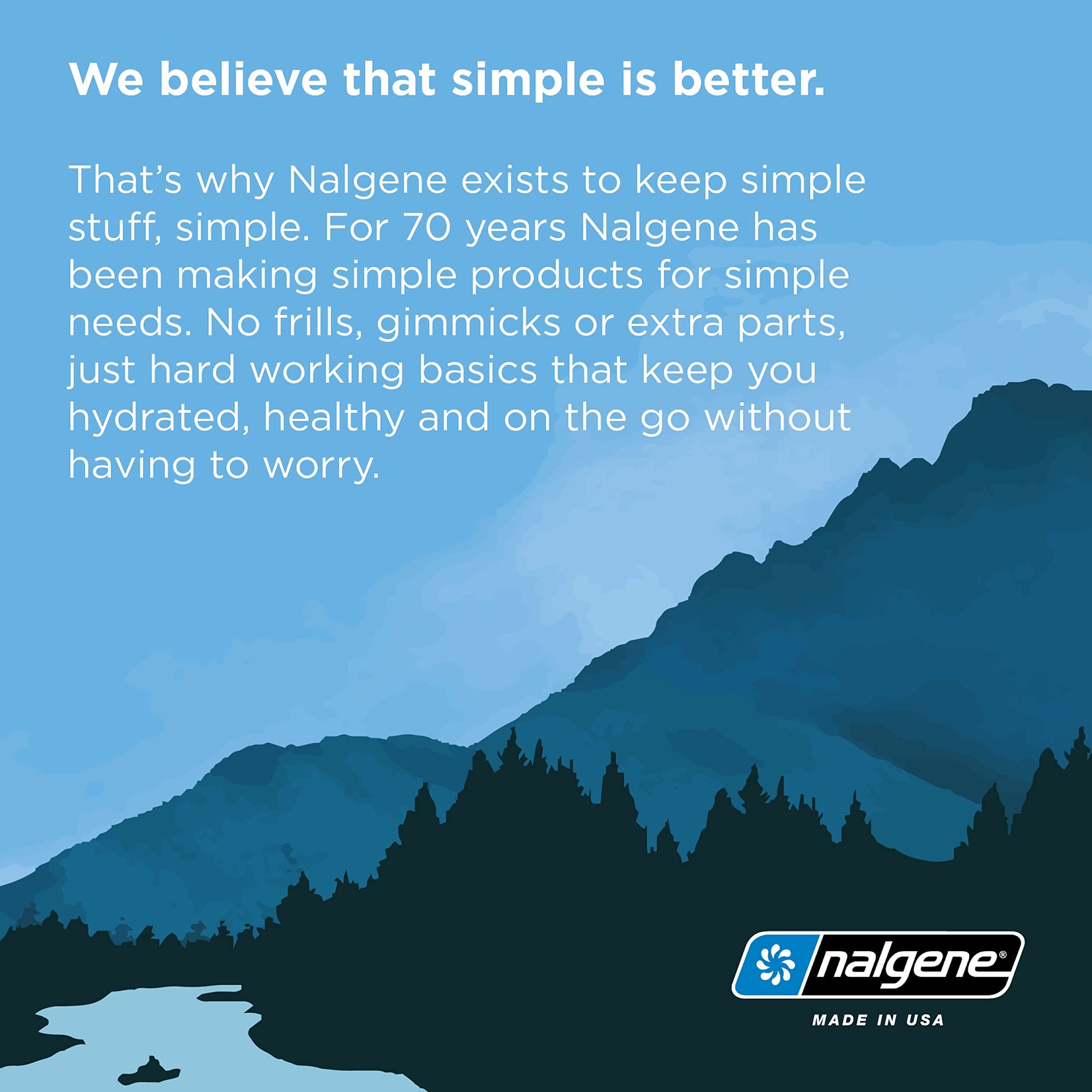 Nalgene Sustain Tritan BPA-Free Water Bottle Made with Material Derived From 50% Plastic Waste (using ISCC certified mass balance), 32 OZ, Wide Mouth - My Store