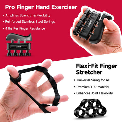 FitBeast Grip Strengthener Forearm Strengthener Hand Grips Strengthener Kit - 5 Pack Adjustable Resistance - My Store