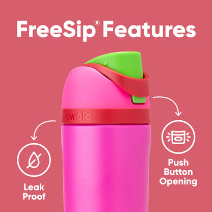 Owala FreeSip Insulated Stainless Steel Water Bottle with Straw, BPA-Free Sports Water Bottle, Great for Travel, 24 Oz, Denim