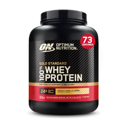 Optimum Nutrition Gold Standard 100% Whey Protein Powder, Double Rich Chocolate, 5 Pound (Packaging May Vary) - My Store