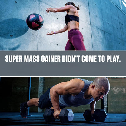 Dymatize Super Mass Gainer Protein Powder, Gourmet Vanilla, 52g Protein, 1g Creatine, 1280 Calories, 10.7g BCAAs, 245g Carbs, Contains Whey Protein Powder, Isolate, and Casein (8 Servings)