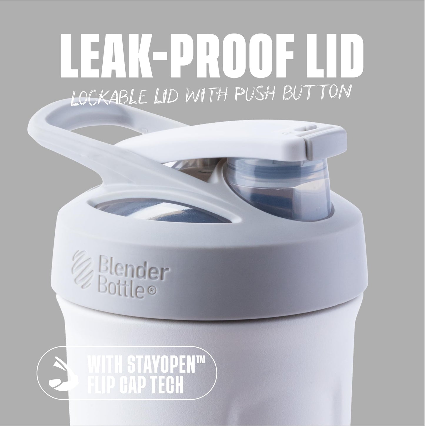 BlenderBottle Strada Shaker Cup Insulated Stainless Steel Water Bottle with Wire Whisk, 24-Ounce, Black - My Store