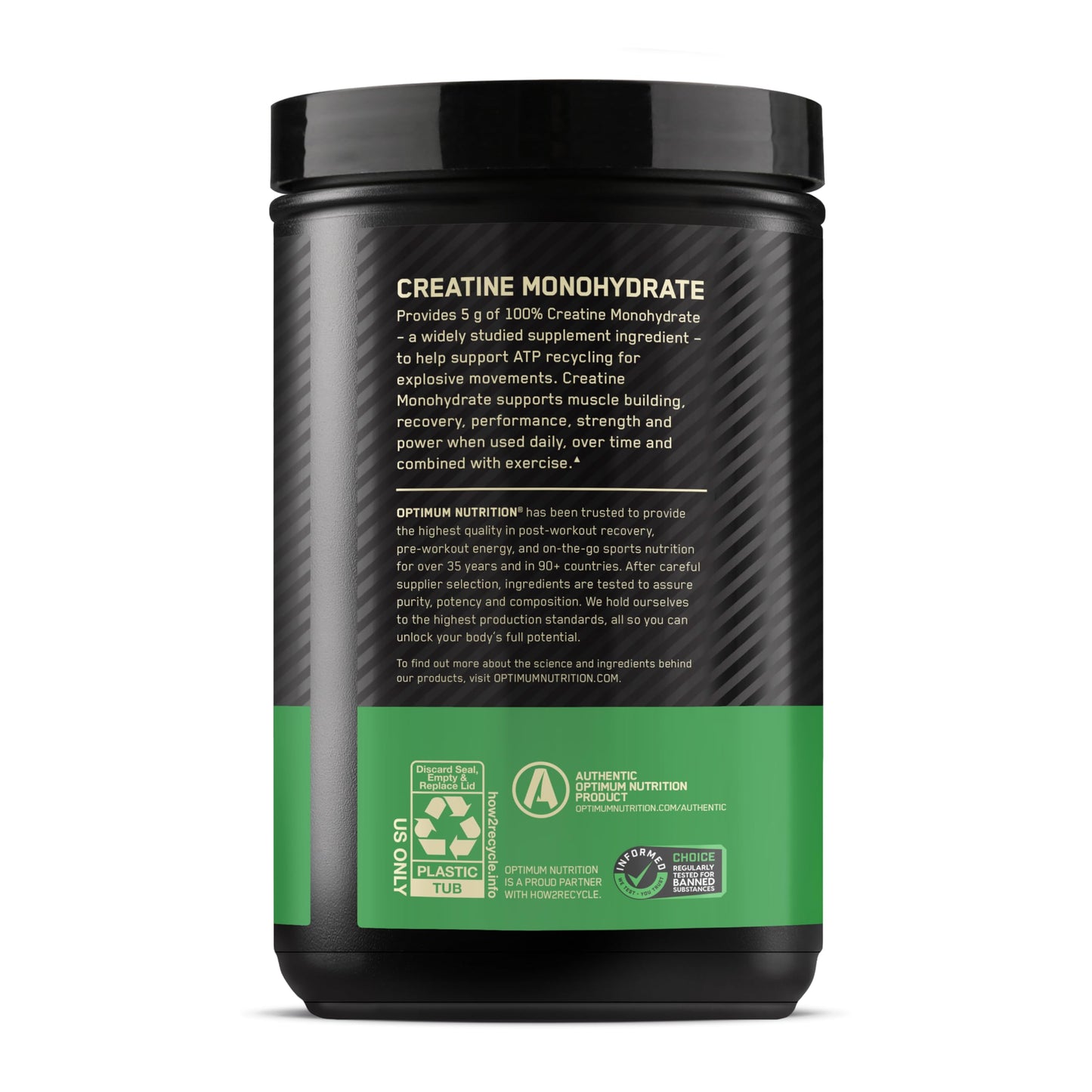 Optimum Nutrition Micronized Creatine Monohydrate Powder, Unflavored, 60 Servings, 300 Grams (Packaging May Vary) - My Store