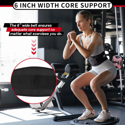 RitFit Weight Lifting Belt - Great for Squats, Lunges, Deadlift, Thrusters - Men and Women - 6 Inch Black/Camouflage - My Store