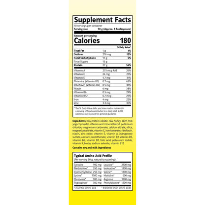 Almased Vanilla Meal Replacement Shake - Low-Glycemic High Plant Base Protein Powder- Nutritional Weight Health Support Supplement - Vanilla Flavor - 17.6 oz (1.1 Pound (1 Pack)) - My Store