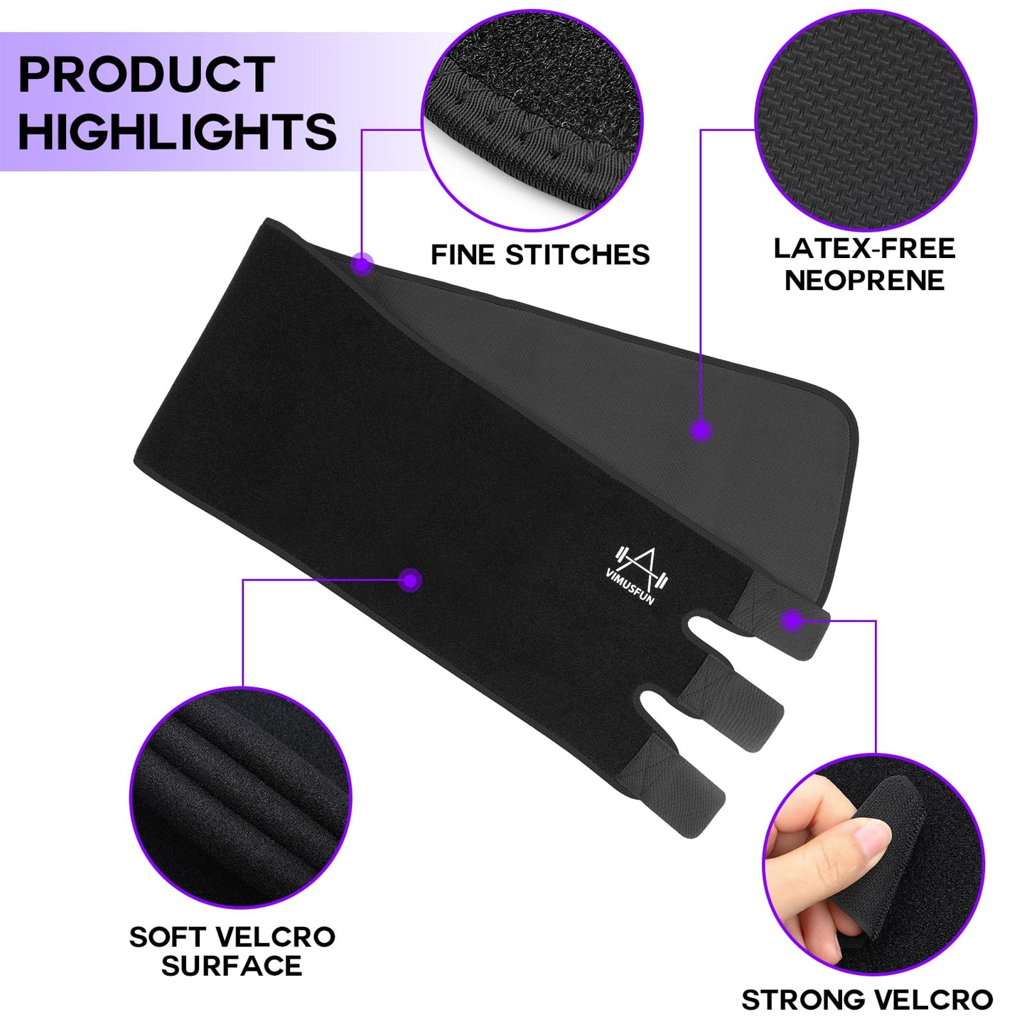 Waist Trimmer Belt Men Sweat Band Stomach Wrap, Waist Trainer for Women Workout