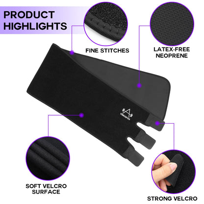 Waist Trimmer Belt Men Sweat Band Stomach Wrap, Waist Trainer for Women Workout