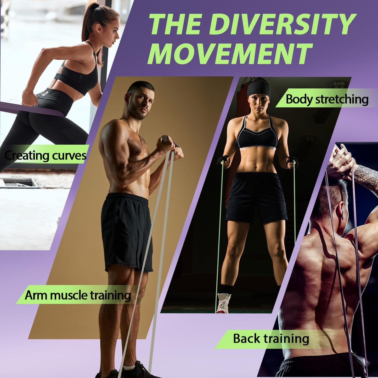 LEEKEY Resistance Bands Set for Pull-Up Assistance & Full-Body Training, Multi-Level Exercise Bands with Bag for Home Workouts, Physical Therapy, Strength Training (Men/Women) - My Store