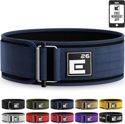 Element 26 Self-Locking Weight Lifting Belt - Premium Weightlifting Belt for Serious Functional Fitness and Olympic Lifting Athletes - Lifting Support for Men and Women - Deadlift Training Belt - My Store