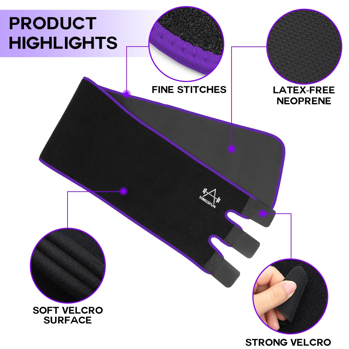 Waist Trimmer Belt Men Sweat Band Stomach Wrap, Waist Trainer for Women Workout