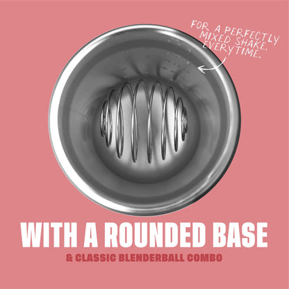 BlenderBottle Strada Shaker Cup Insulated Stainless Steel Water Bottle with Wire Whisk, 24-Ounce, Black - My Store