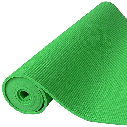 Fitvids All Purpose 1/4-Inch High Density Anti-Tear Exercise Yoga Mat with Carrying Strap, Multiple Colors