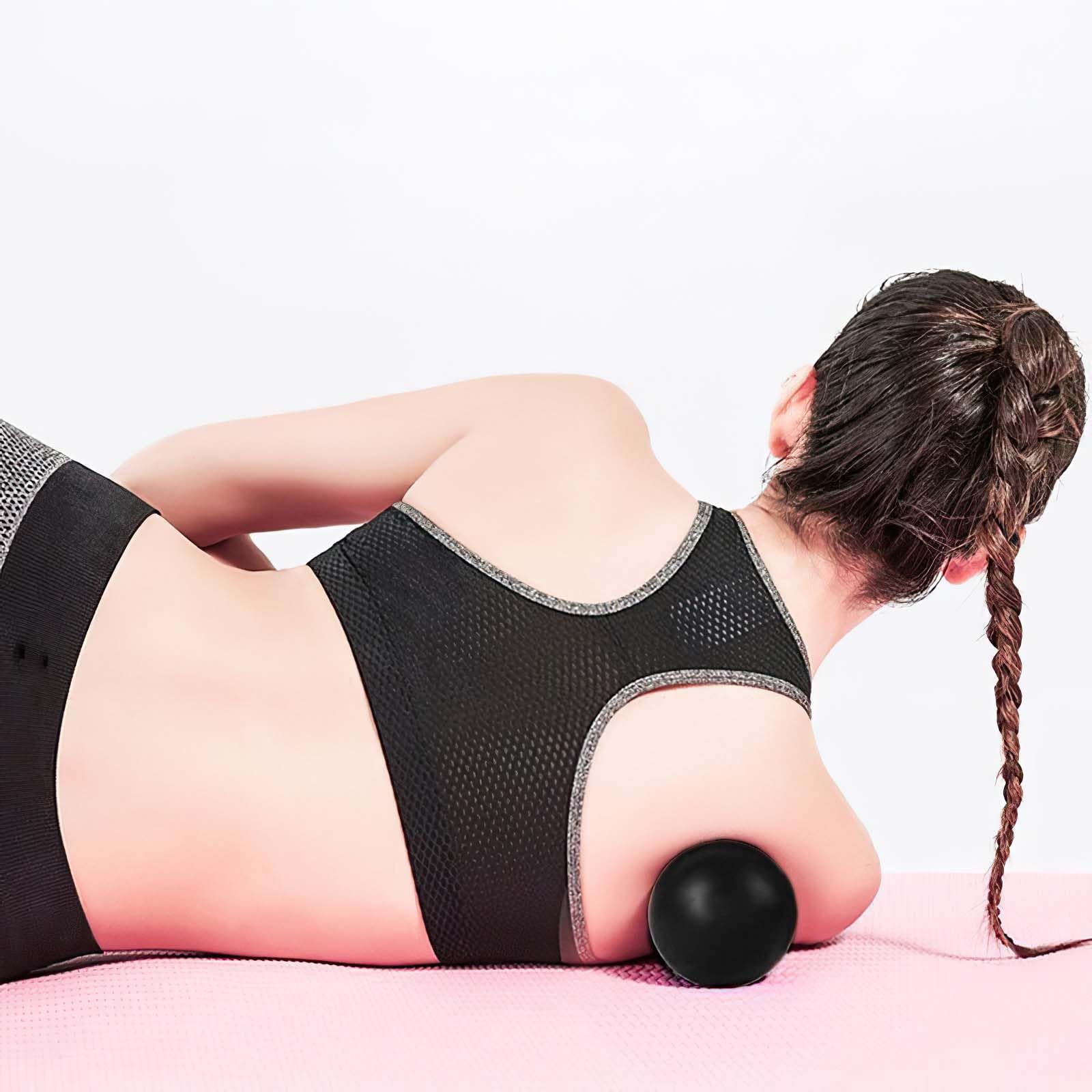 WOVTE Massage Lacrosse Ball for Sore Muscles, Shoulders, Neck, Back, Foot, Body, Deep Tissue, Trigger Point, Muscle Knots, Yoga and Myofascial Release (Blue) - My Store