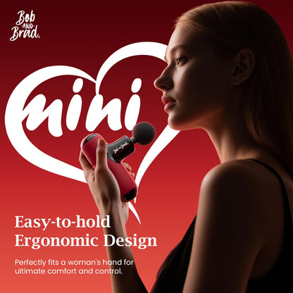 BOB AND BRAD Q2 Pro Mini Massage Gun with Heat and Cold Head,Pocket-Sized Deep Tissue Massager Gun,Portable Percussion Muscle Massager Gun, Ultra Small&Quiet Muscle Massage Gun - My Store