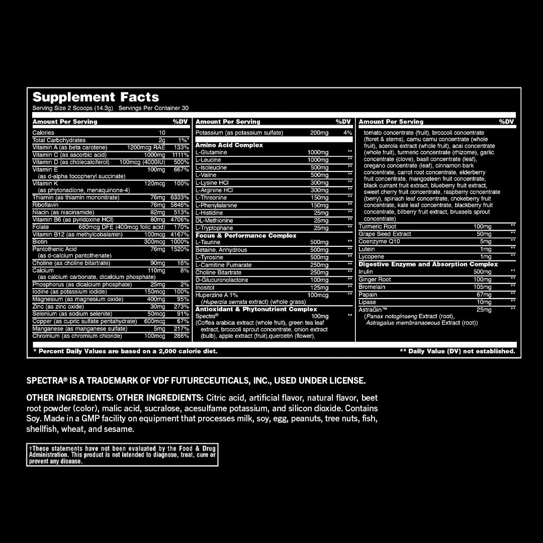 Animal Pak - Convenient Multivitamin for Men & Women Daily All-in-One Vitamin & Supplement Pack - Zinc, Vitamins C, B, D, Amino Acids, and Immune Support - Sports Nutrition Performance - 44 Count - My Store