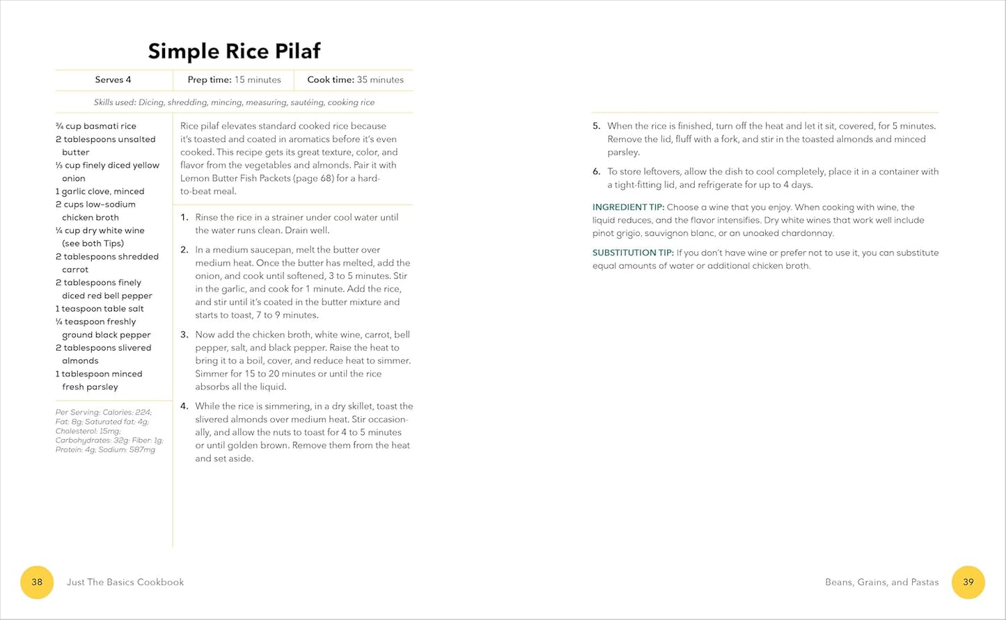 Just the Basics Cookbook: Learn How to Cook with Essential Techniques and Fundamental Recipes