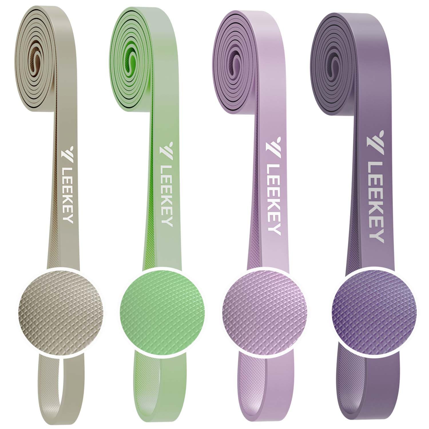 LEEKEY Resistance Bands Set for Pull-Up Assistance & Full-Body Training, Multi-Level Exercise Bands with Bag for Home Workouts, Physical Therapy, Strength Training (Men/Women) - My Store