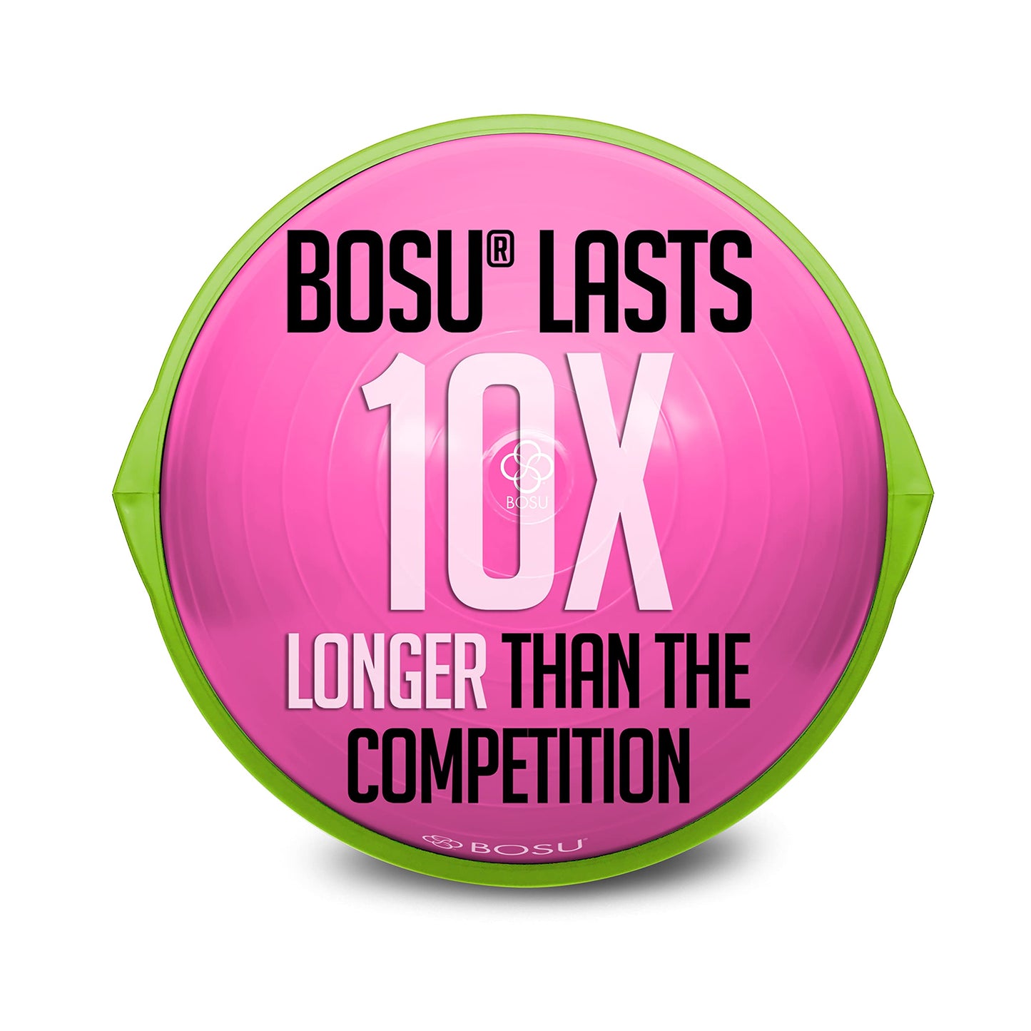 Bosu Balance Ball Exercise Trainer, Home Gym Equipment w/ Guided Workouts & Pump, 26", Blue - Inflatable Fitness Platform for Strength Training, Standing, Balancing, and Core Workout - My Store