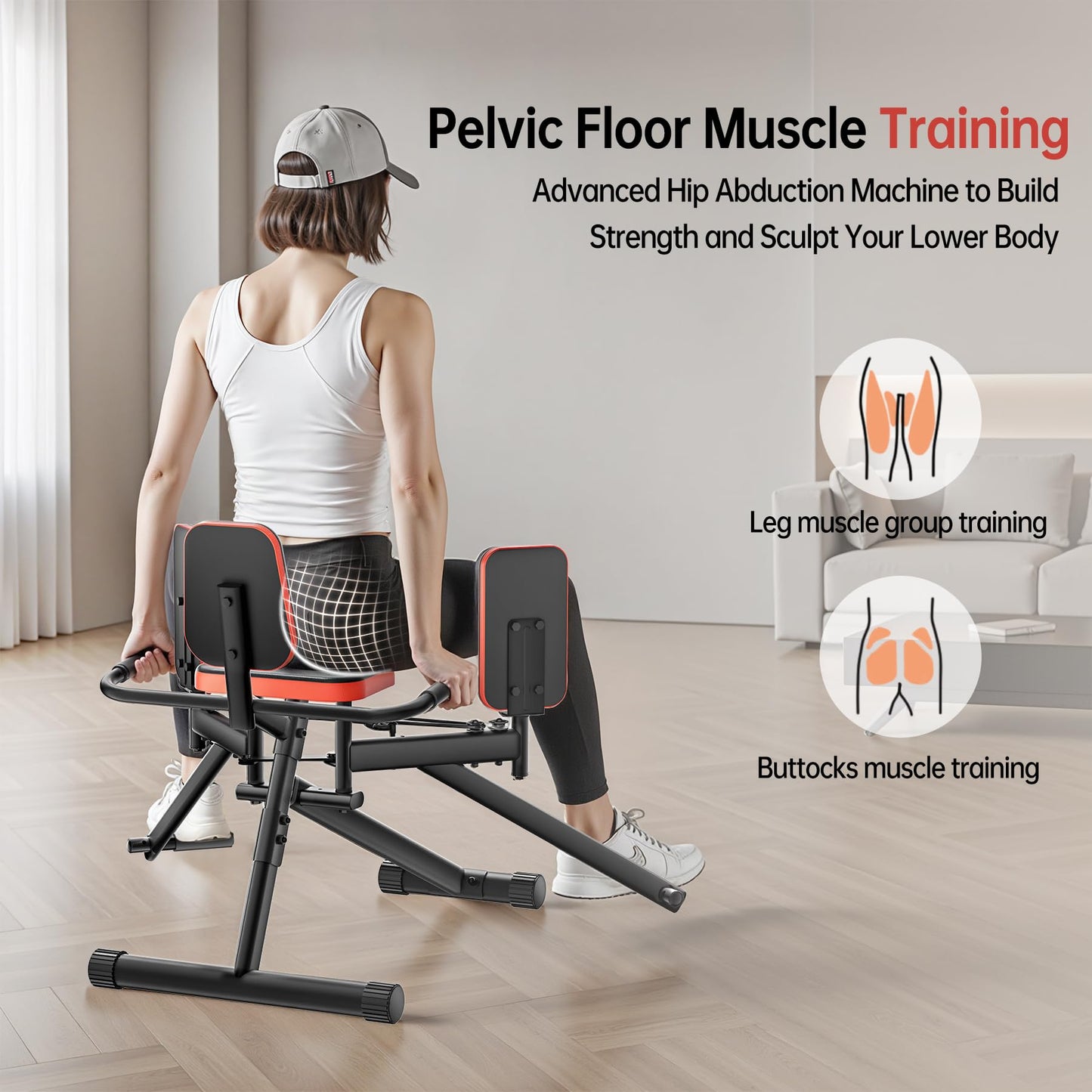 Rigel Leg Stretcher, 220LBS Leg Stretch Machine, Heavy Duty Steel Frame Equipment Splits Machine, Leg Stretching Training Machine for Home Gym Split Machine Training Fitness