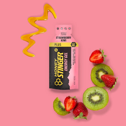 Honey Stinger Organic Fruit Smoothie Energy Gel, Gluten Free & Caffeine Free, for Exercise, Running and Performance, Sports Nutrition for Home & Gym, Pre and Mid Workout, 12 Pack, 13.2 Ounce