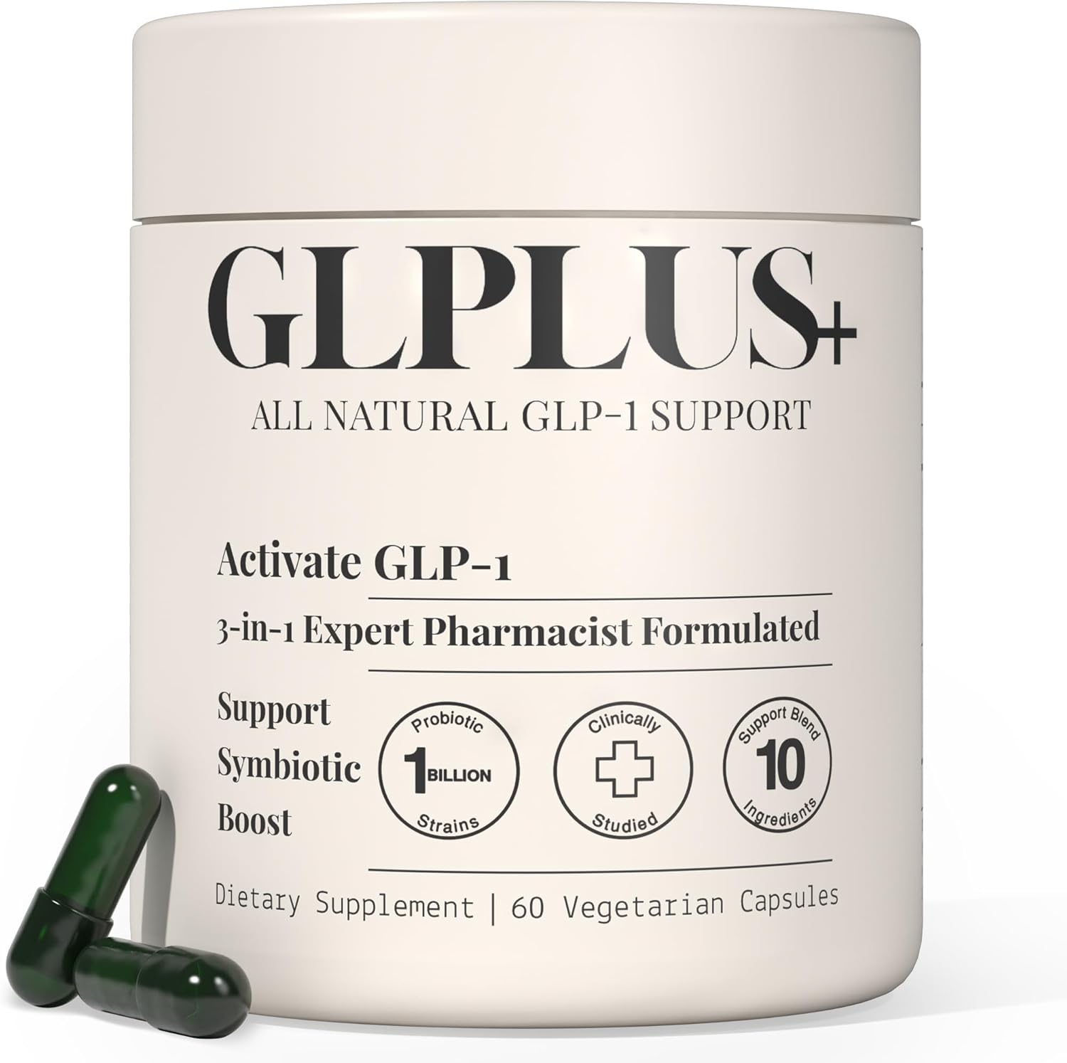 GLP-1 Supplement for Women and Men | Hunger & Metabolism Support - Expert Formulated to Support GLP1 Naturally | Probiotic and Prebiotic (60 Capsules) - My Store