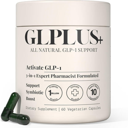 GLP-1 Supplement for Women and Men | Hunger & Metabolism Support - Expert Formulated to Support GLP1 Naturally | Probiotic and Prebiotic (60 Capsules) - My Store