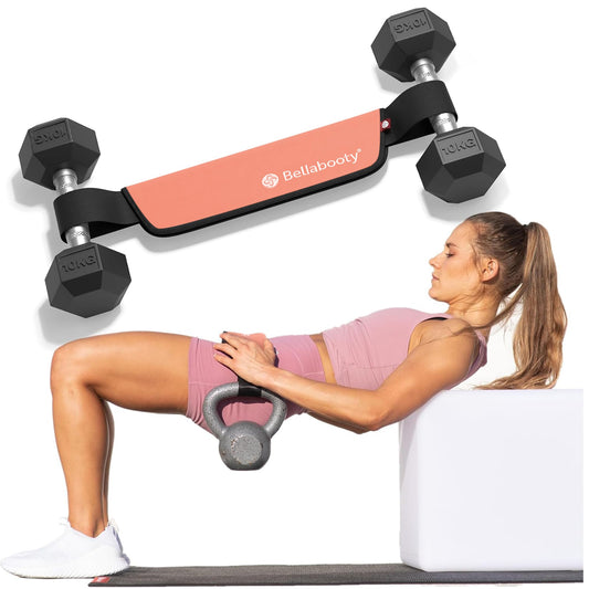 Bellabooty OG Belt - Bellabooty Exercise Hip Thrust Belt – For Dumbbells, Kettlebells, and Plates – Slip-Resistant Padding for Hip Protection – Perfect for Gym, Home, and On-the-Go Workouts